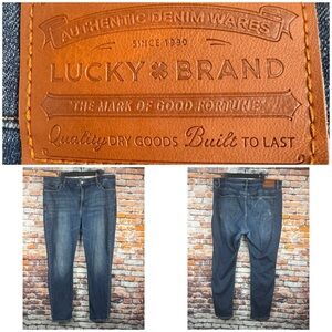 Lucky Brand Women's Hayden Skinny Denim Blue Jeans Size 16/33R x 28"
